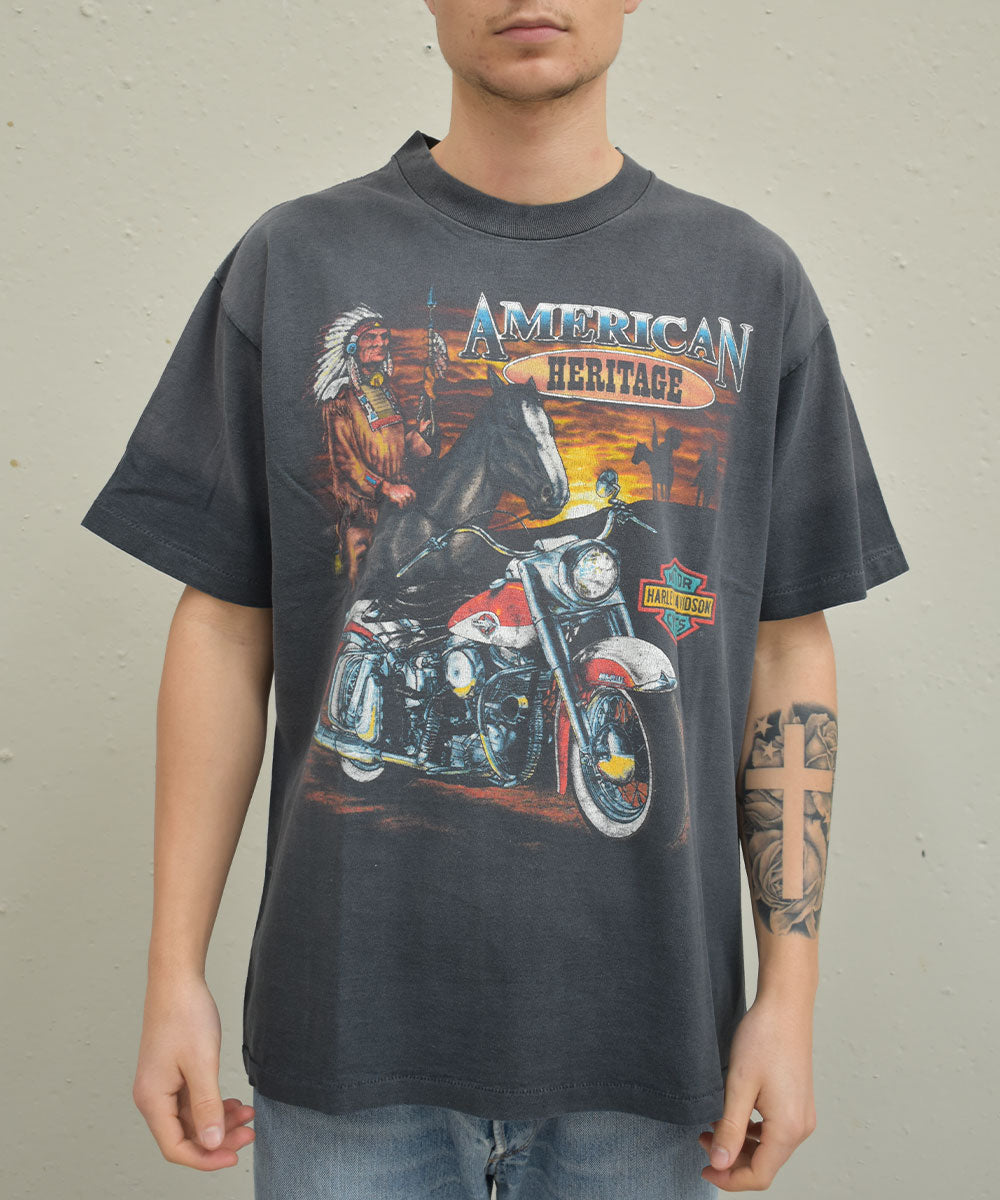 Harley-Davidson t-shirt vintage - トップス