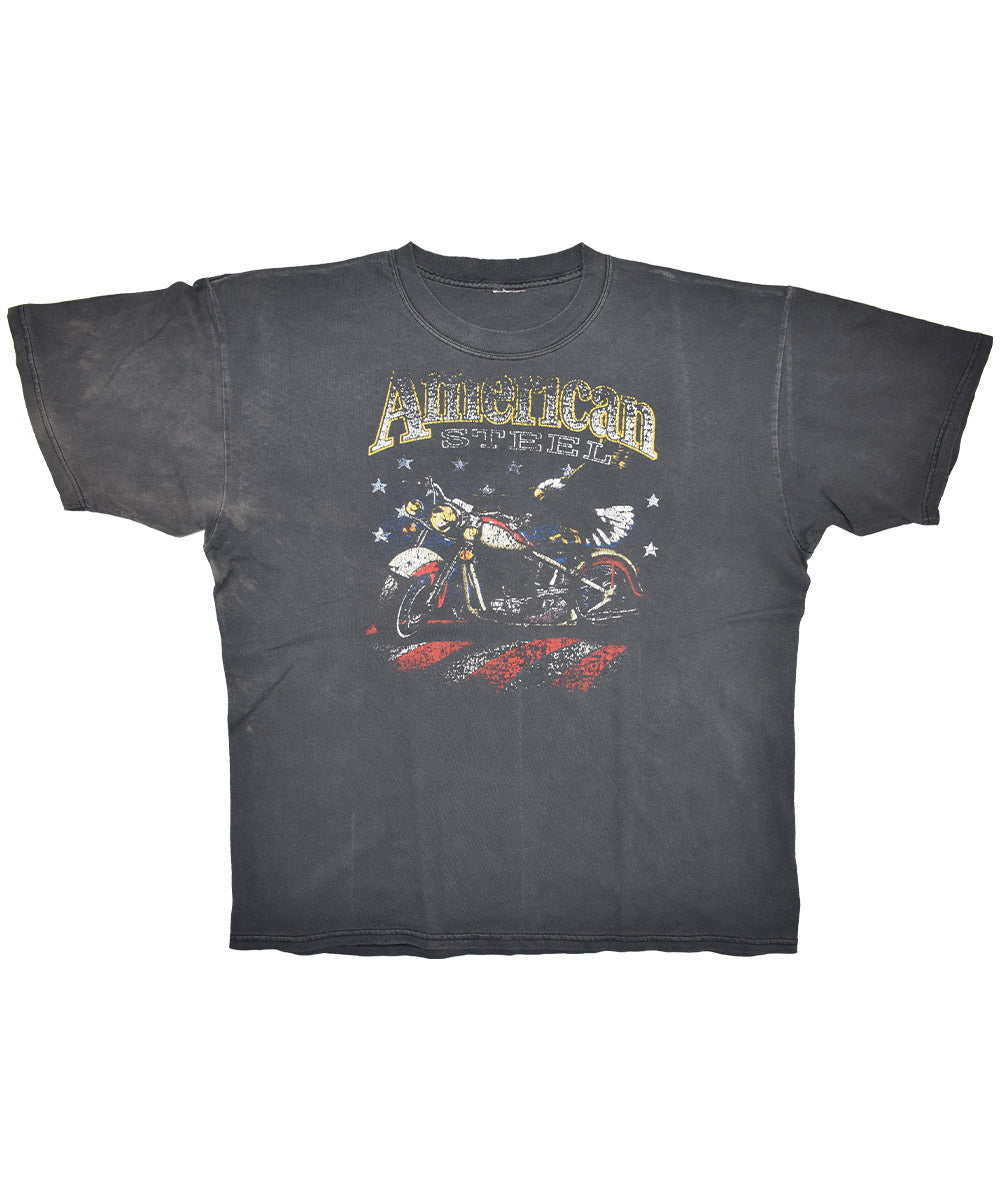 Camiseta Vintage AMERICAN STEEL MOTOCICLETA (L)