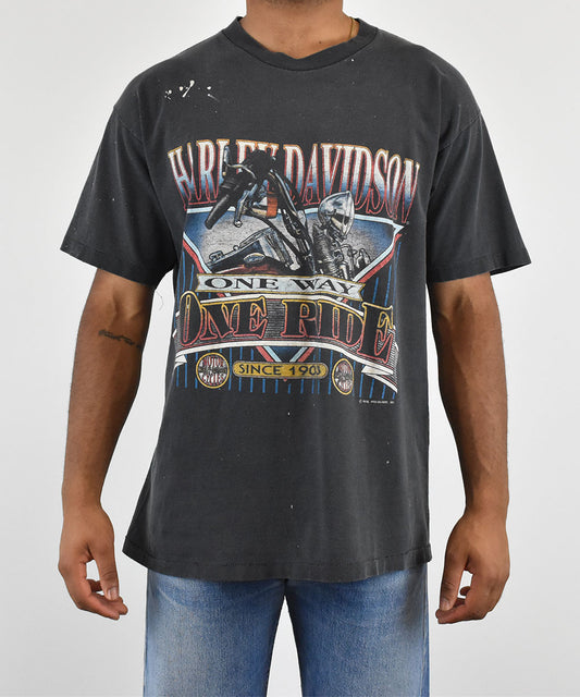 Camiseta Vintage HARLEY DAVIDSON 1992 (XL)