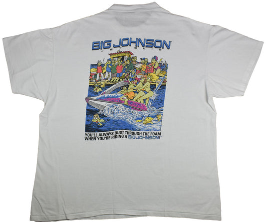 Vintage Big Johnson 1994 "Jet Skis" Vintage Shirt  Vintage Big Johnson shirt with a really cool back graphic. The shirt has some front logo details. The piece has a good vintage condition. 