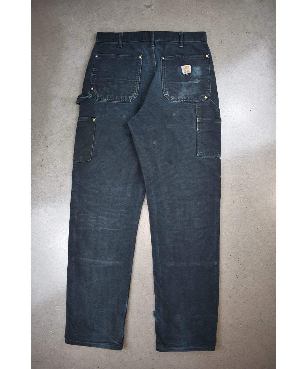 Vintage Carhartt Double Knee Canvas Work Pants Jeans Union Made in 