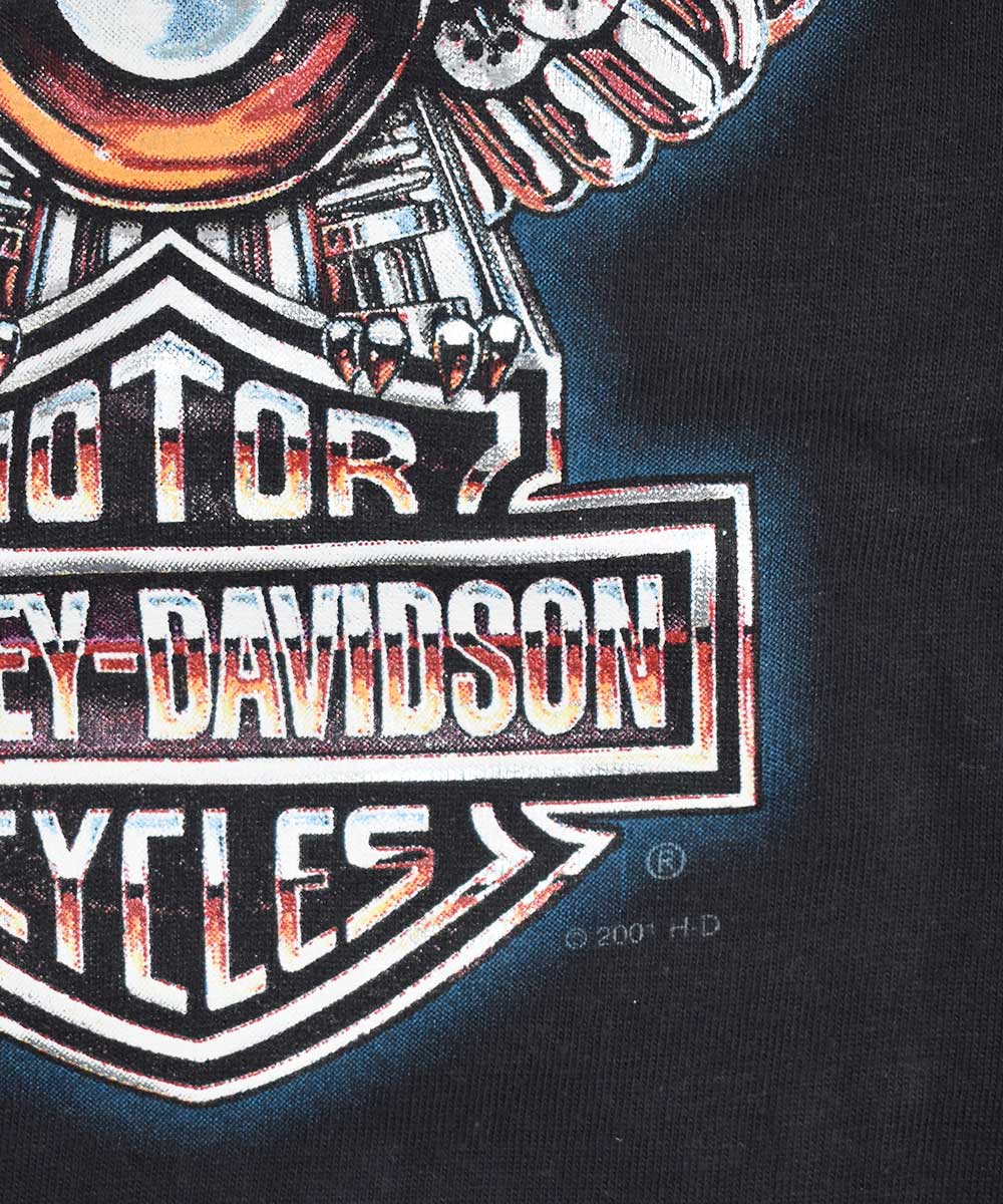 Camiseta Vintage HARLEY DAVIDSON 2001 (XL)