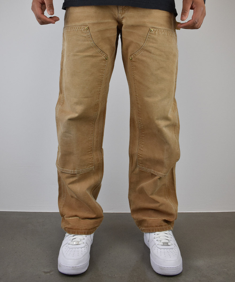 Vintage Double Knee Pants - Khaki