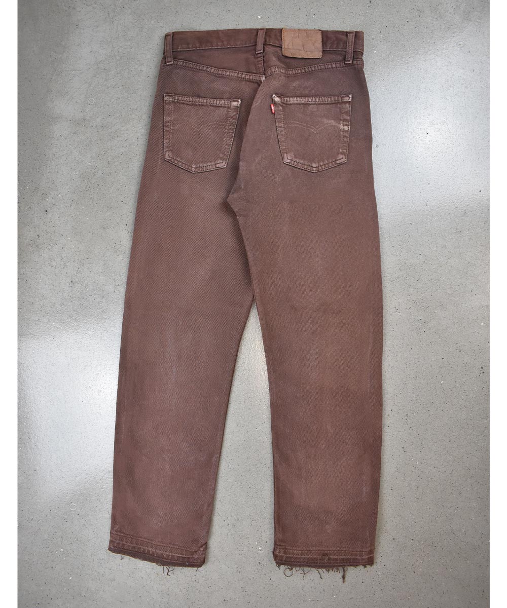 ▷ Levi's 501 Brown Jeans, Made in USA