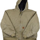 Vintage Carhartt 00s Hooded Jacket  Vintage Carhartt jacket with some holes and stains on the piece. Really good vintage look. See photos for a detailed look.