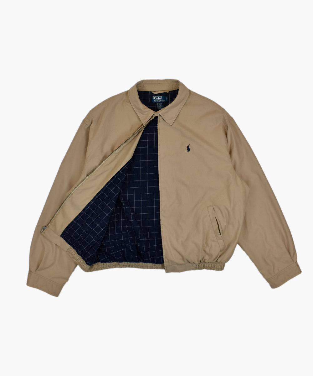 Ralph lauren beige harrington on sale jacket