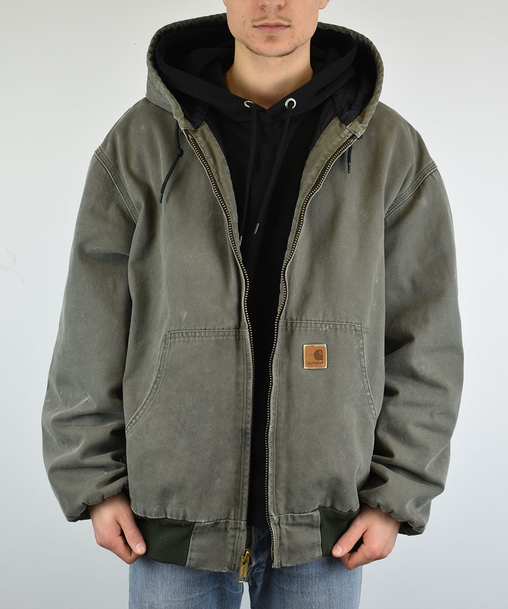 Carhartt work hotsell jacket with hood