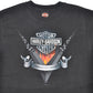 90s HARLEY DAVIDSON "Buffalo NY" Camiseta Vintage