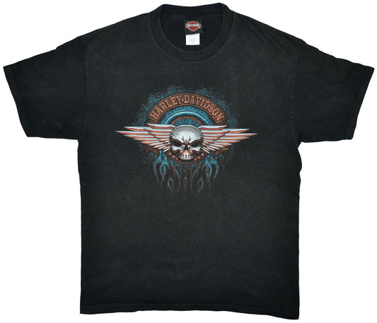 Retro Harley Davidson 2004 "Lakeland HD" Motorcycle Shirt