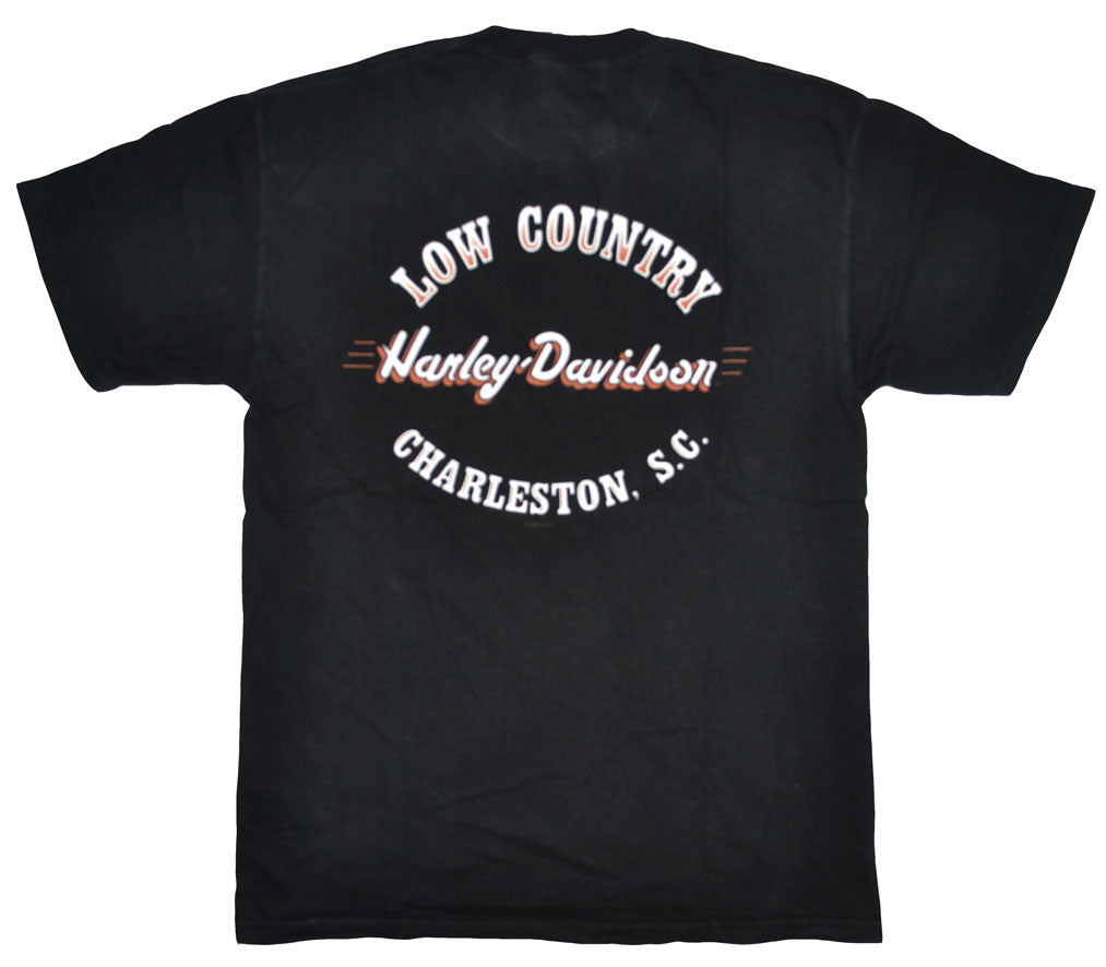 Vintage Harley Davidson 2000 "Parking Girl" Motorcycle Shirt