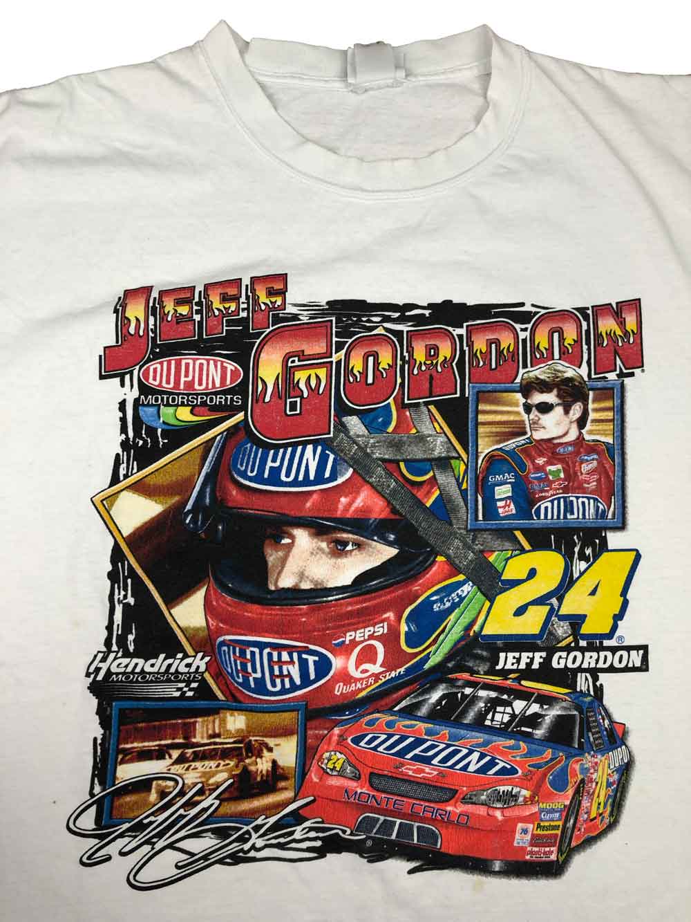 Vintage Nascar Jeff Gordon T Shirt 2001 Two Vault TWOVAULT