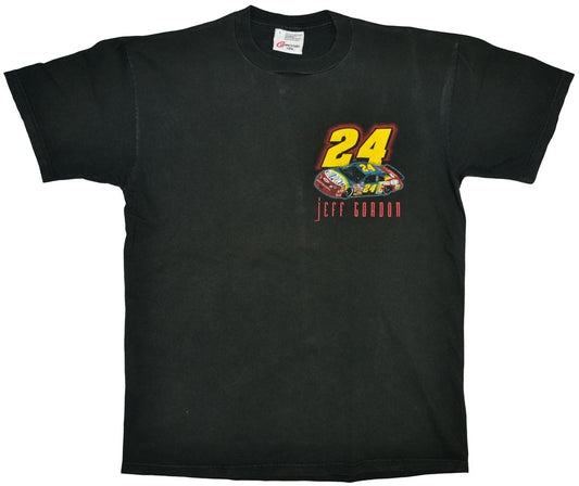 Vintage Nascar 1998 Jeff Gordon "Winning Is The Only Option" Shirt Vintage Nascar shirt with a cool back print of the famous Jeff Gordon with some details at the front. The shirt has a really good fade and vintage condition.