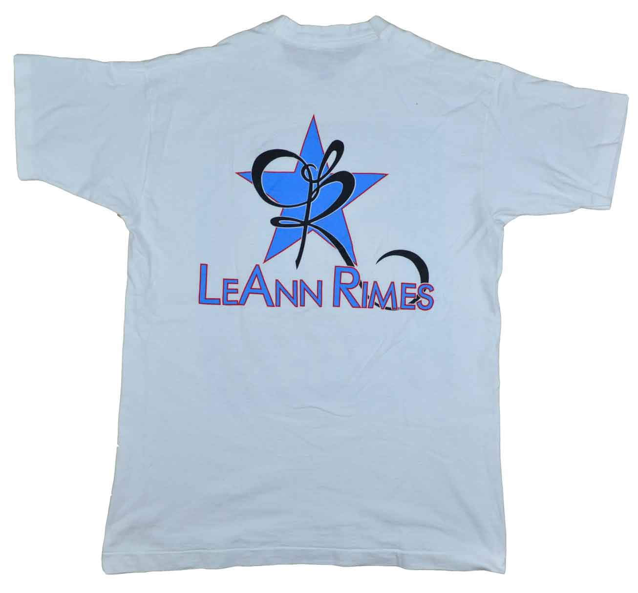 1996 LEANN RIMES "Blue" Debut Album Shirt - Two Vault Vintage