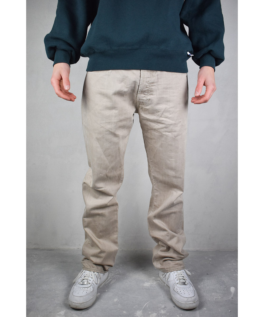 Levis 501 beige hotsell