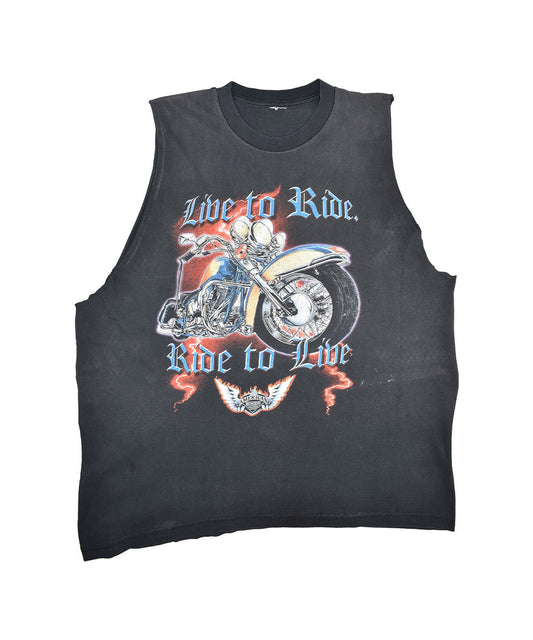 AMERICAN BIKER Vintage Tank Top (XL)