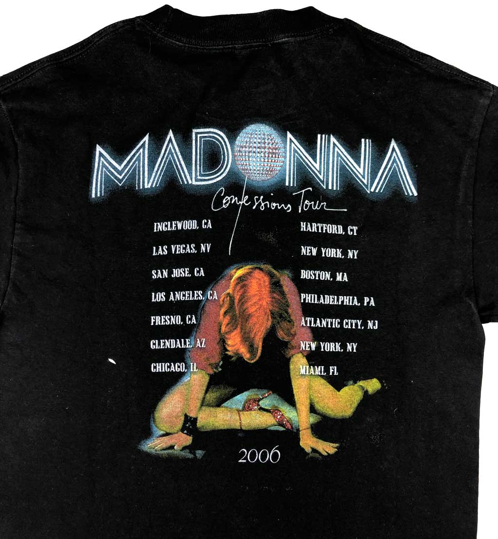 マドンナ Confessions Tour 2006 ツアー Tシャツ-