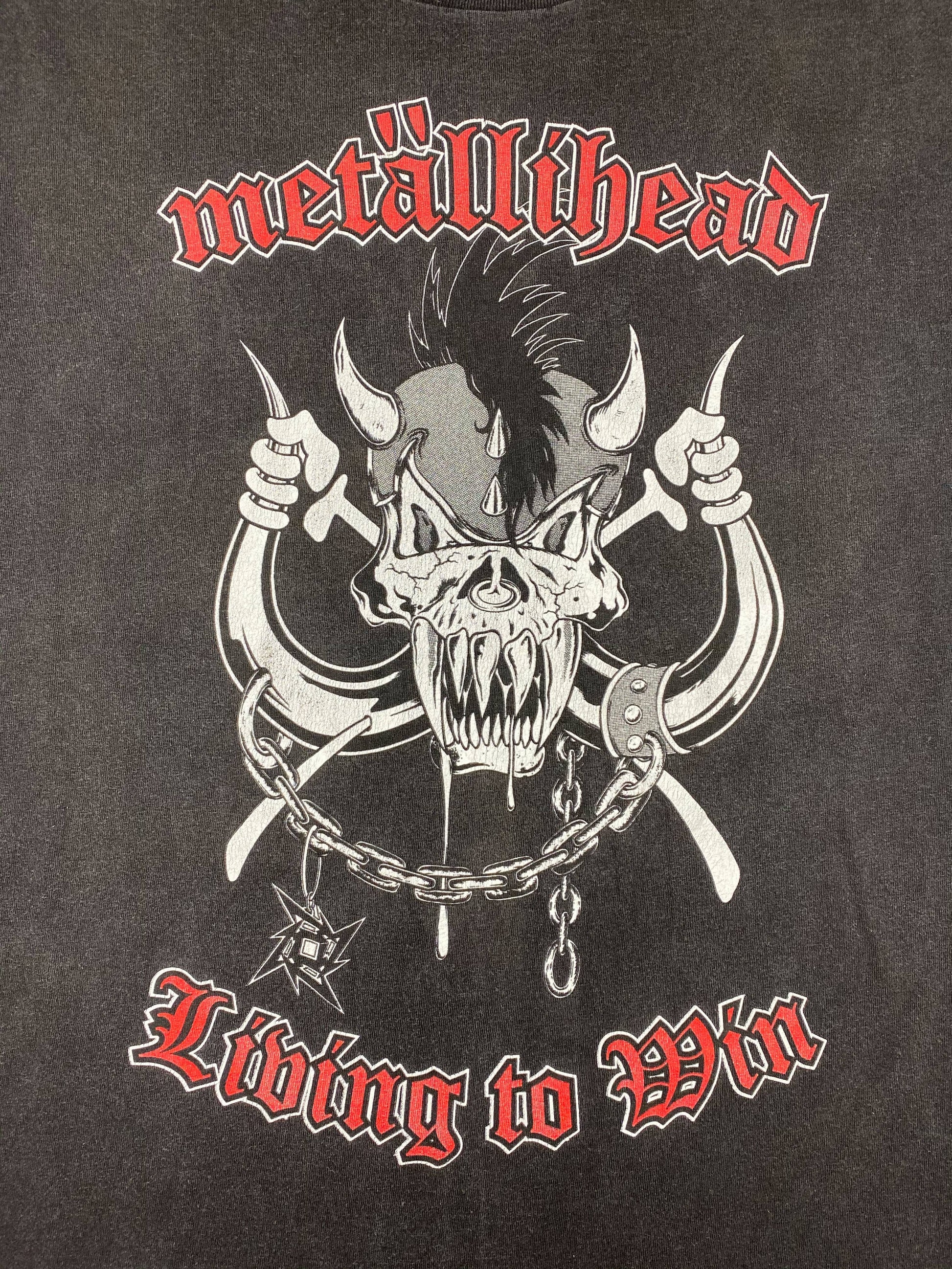 Vintage Band T-Shirt 1999 Metallica Metallihead, Camiseta