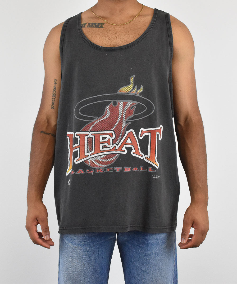 Camiseta sin mangas vintage MIAMI HEAT (L)