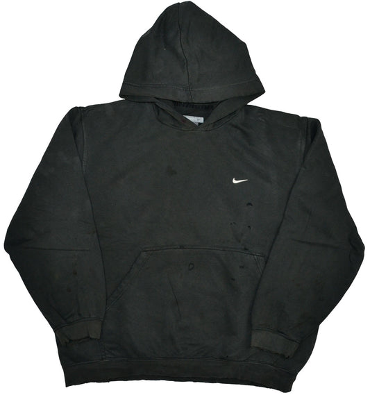 Retro Nike 00s Embroidered Mini Logo Hoodie