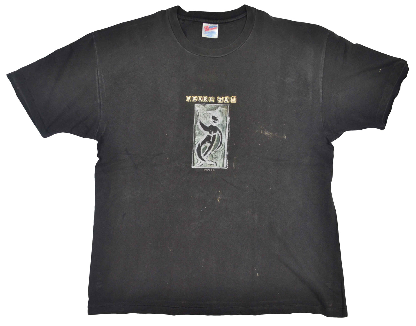 Vintage Pearl Jam 1993 "Reject" Band Shirt  Pearl Jam released in 1993 his second studio album, Vs. The album was the number 1 in the Billboard 200 for five weeks. It was certified seven times platinum in the US. The tee has a really good fade and vintage look. The shirt has some holes at the sleeves, see photos for detailed look.