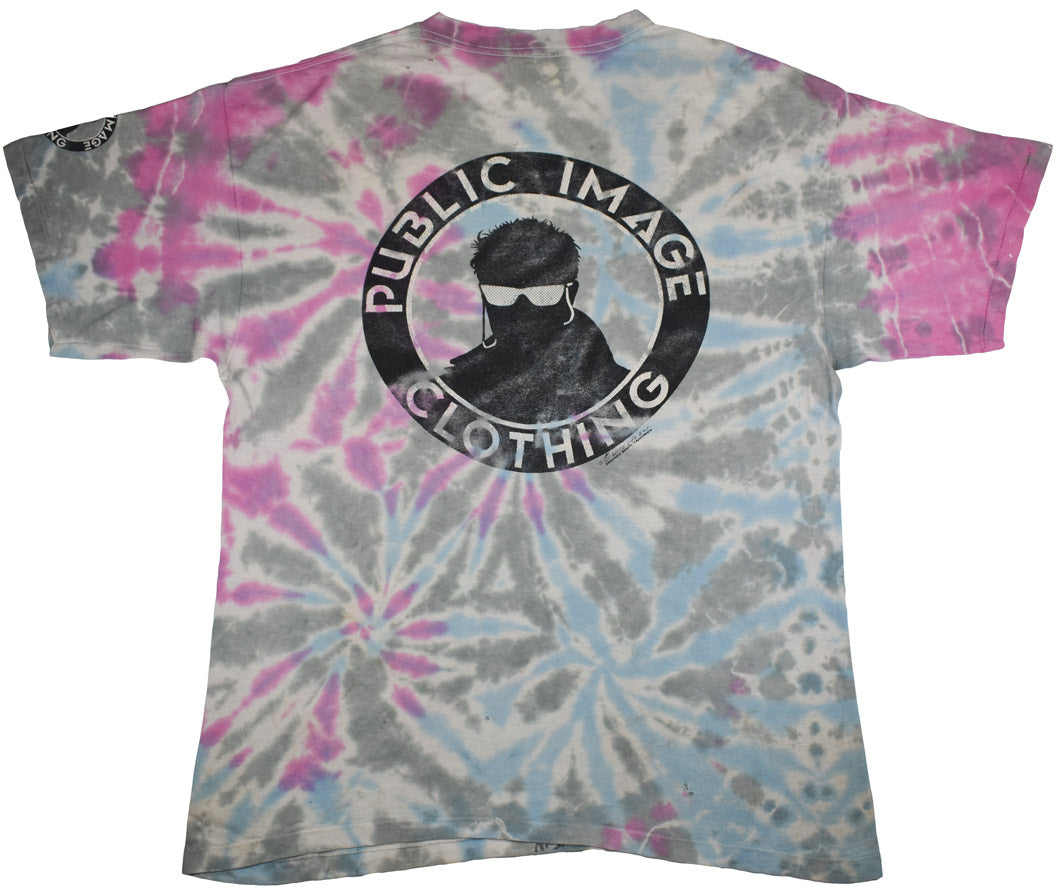 Vintage Public Image 90s Tie Dye Shirt