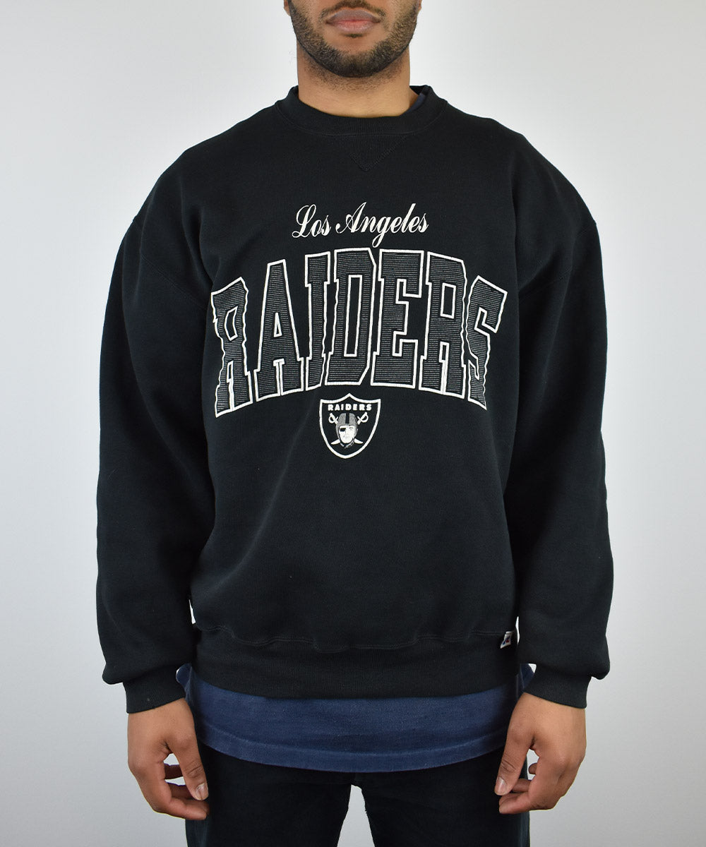 Los Angeles Raiders Black Pullover Sweatshirt buy XL Vintage 1990