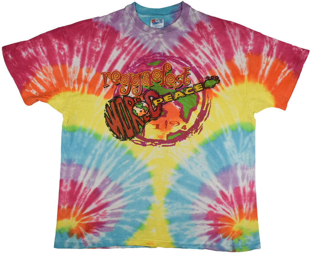 Vintage Reggae Fest 1994 Tie Dye Shirt