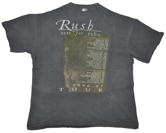 1996 RUSH "Test For Echo" Camiseta Vintage