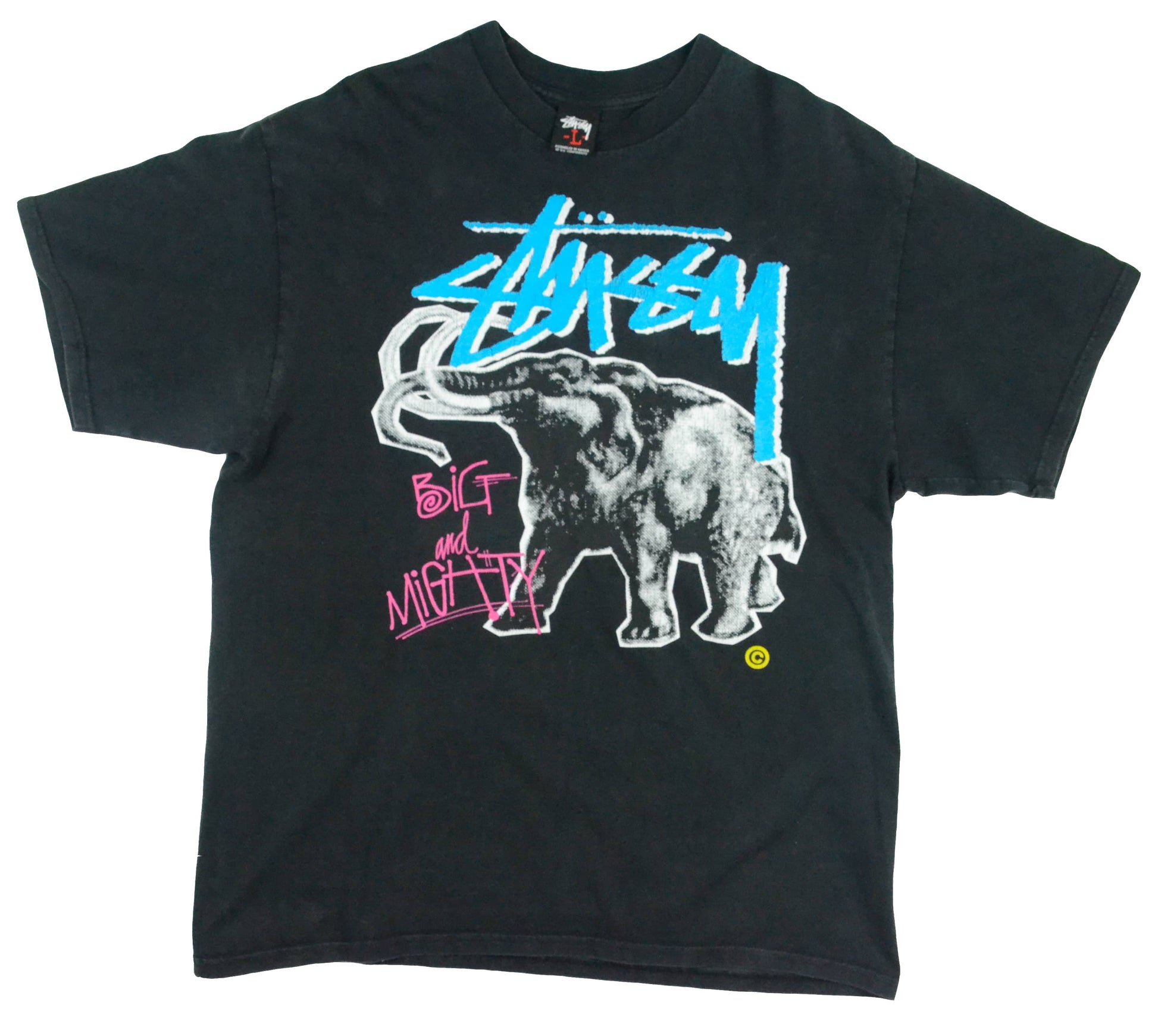 00s STÜSSY "Big and Mighty" Shirt - Two Vault Vintage