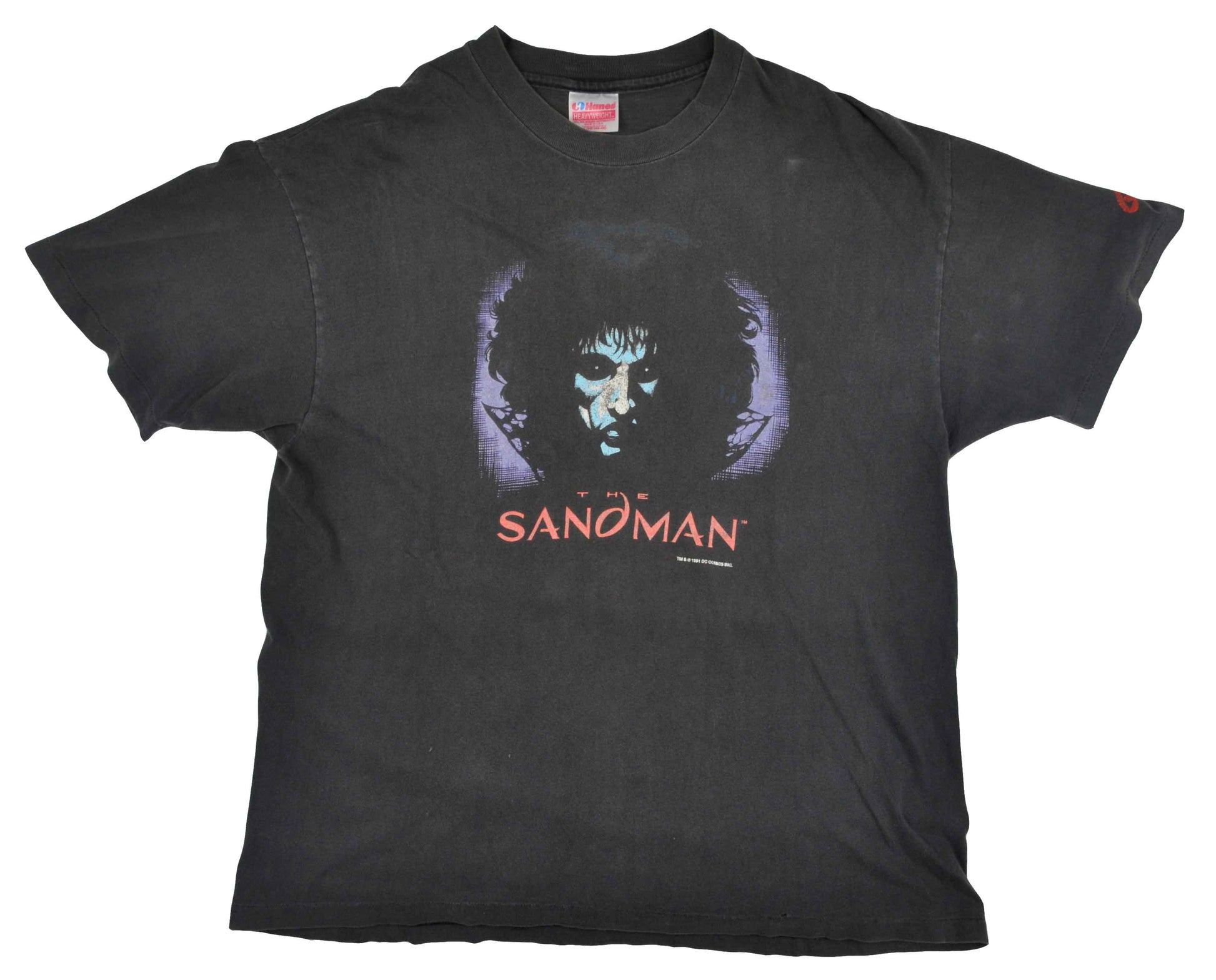 Vintage Comic T-Shirt 1991 The Sandman "Vertigo"  "I don't know. I had to be something, did it?". One of the most famous quotes from the novel. The Sandman is a story about stories and how Morpheus, the Lord of Dreams, is captured and subsequently learns that sometimes change is inevitable. The Sandman was one of the first few graphic novels ever to be on the New York Times Best Seller list.