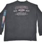 Vintage Harley Davidson 2000 "Black Hills Rally" Long-Sleeve Shirt  Vintage Harley Davidson long-sleeve shirt with a super cool fade and vintage look. Graphics on both sides and at the sleeves. 