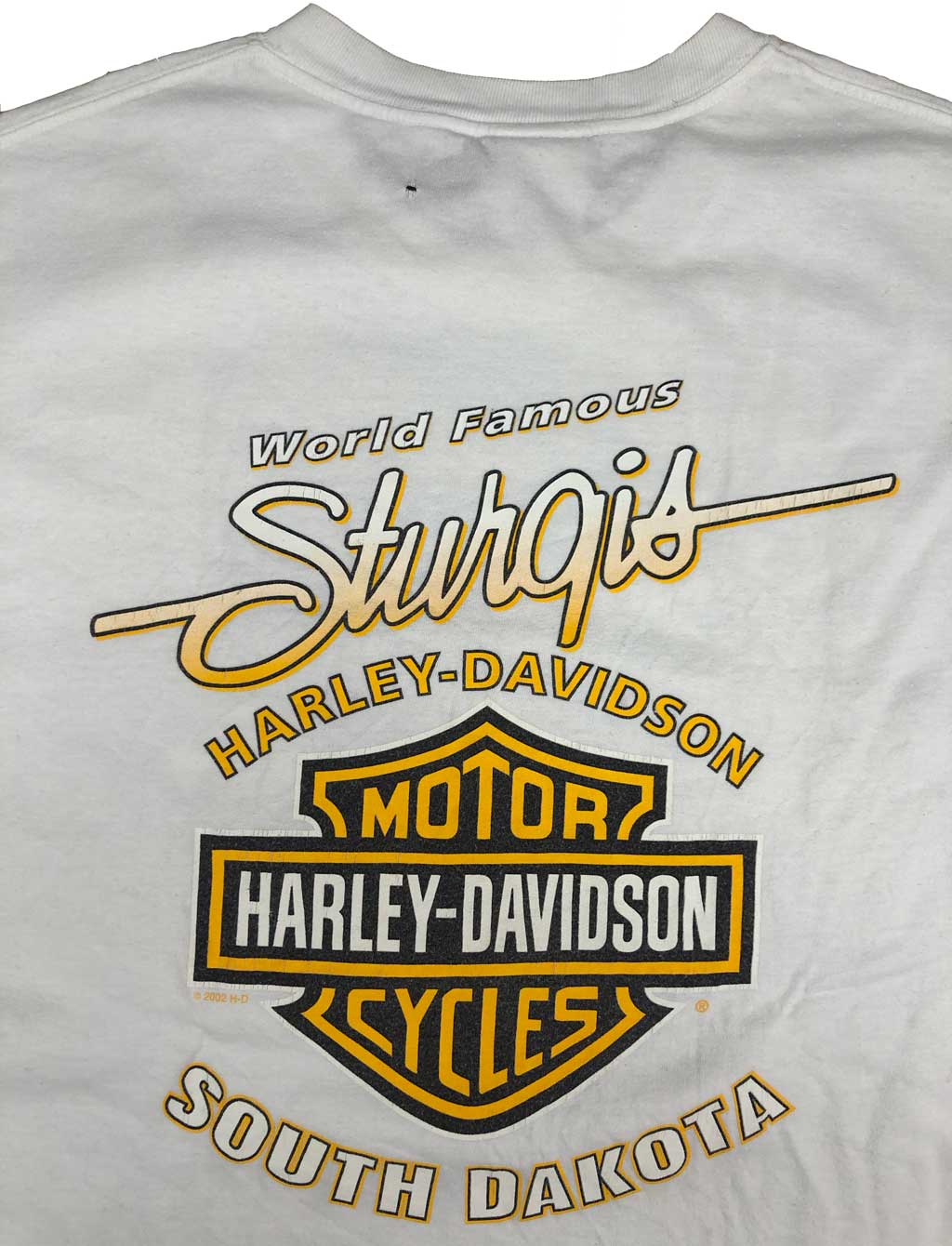 00s HARLEY DAVIDSON "Black Hills Rally" Camiseta Retro