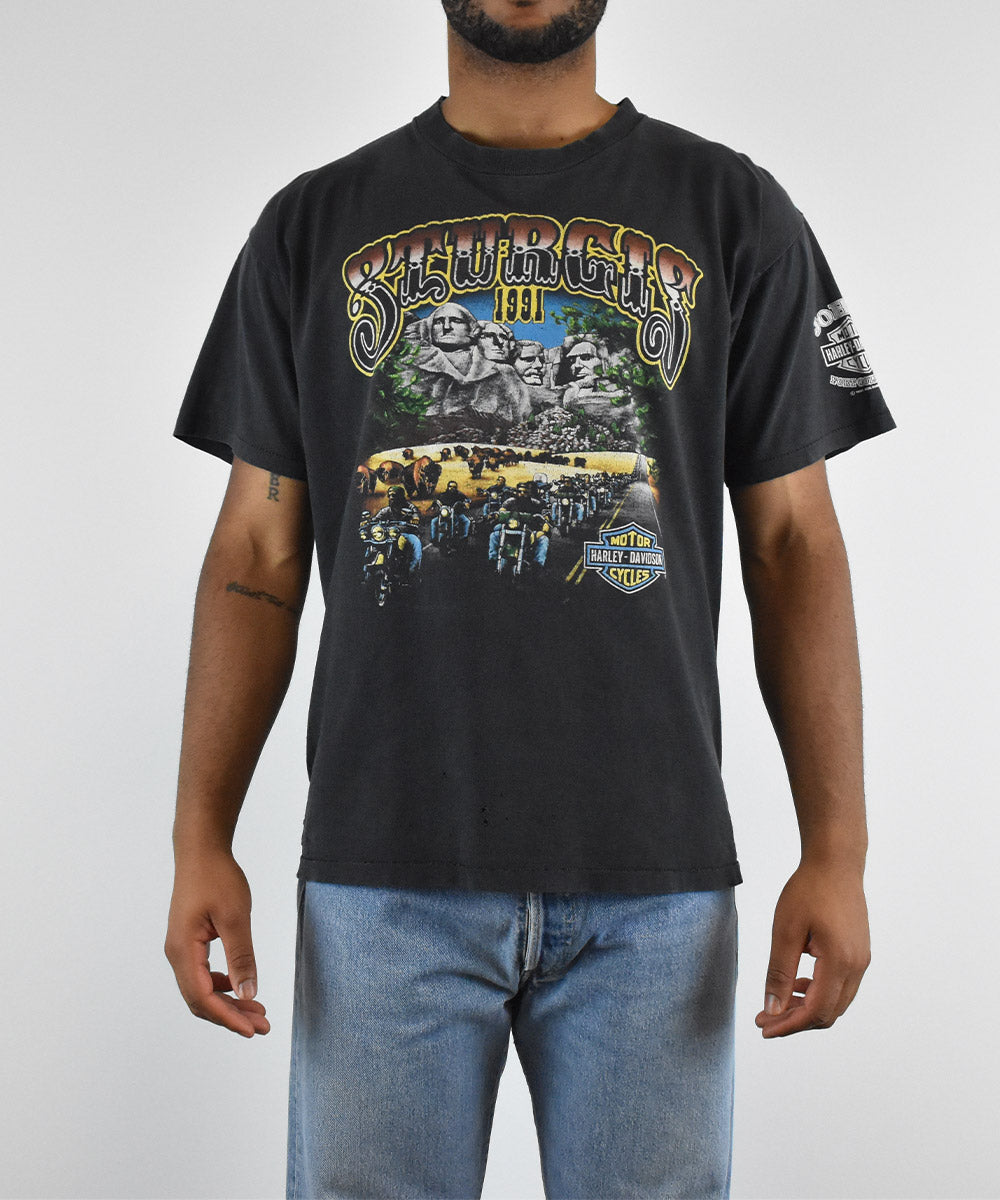 1991 HARLEY DAVIDSON Vintage T-Shirt (L)