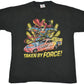 Vintage Nascar 1999 John Force "Taken By Force!" Shirt  Vintage Nascar shirt with really cool two sides graphics. The shirt has a really good vintage look. See photos for a detailed look.