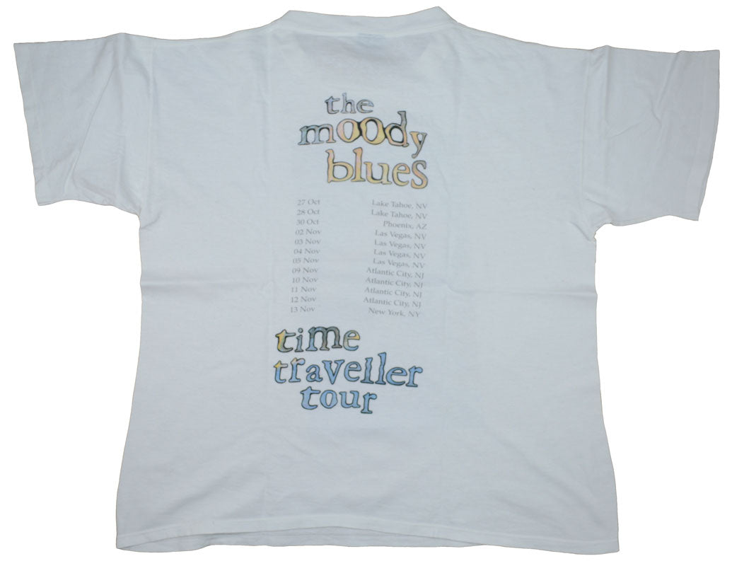 1995 THE MOODY BLUES "Time Traveller" Camiseta Vintage