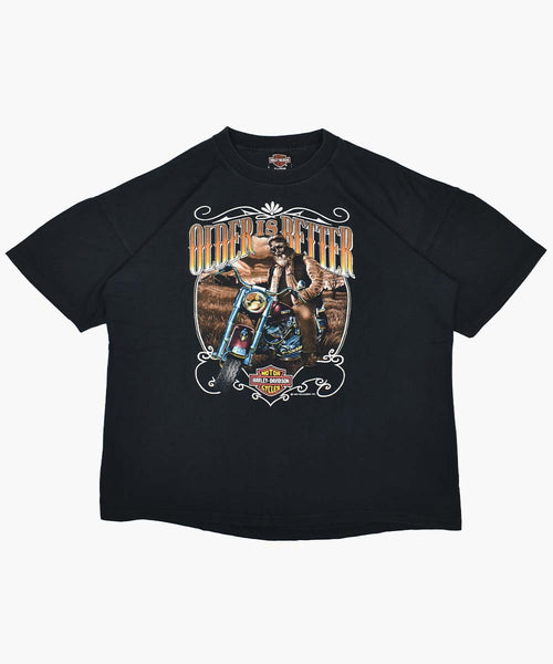 【90s】Harley Davidson big T-shirt old Vintage Harley Davidson Long Sleeve T-Shirt Motorcycle 90s