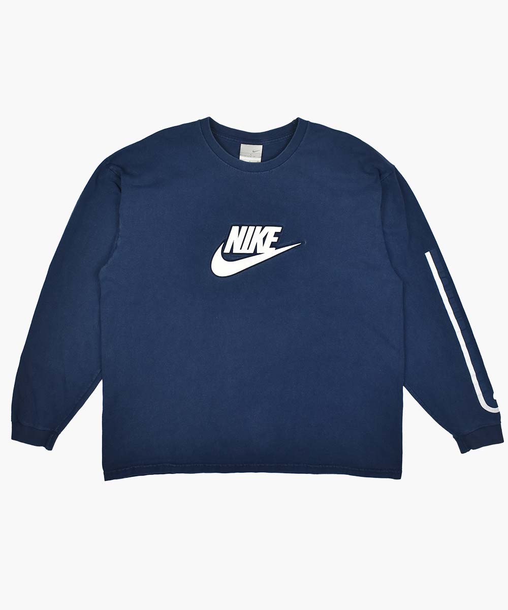 Vintage nike navy cheap sweatshirt