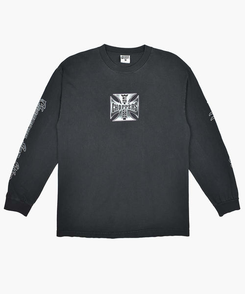90s WEST COAST CHOPPERS Tシャツ 黒 ブラック L 90s WEST COAST CHOPPERS L/S T-shirt | What'z up