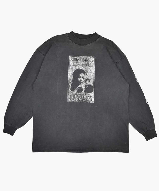 1990s BILLIE HOLIDAY Long-Sleeve T-Shirt (XL)