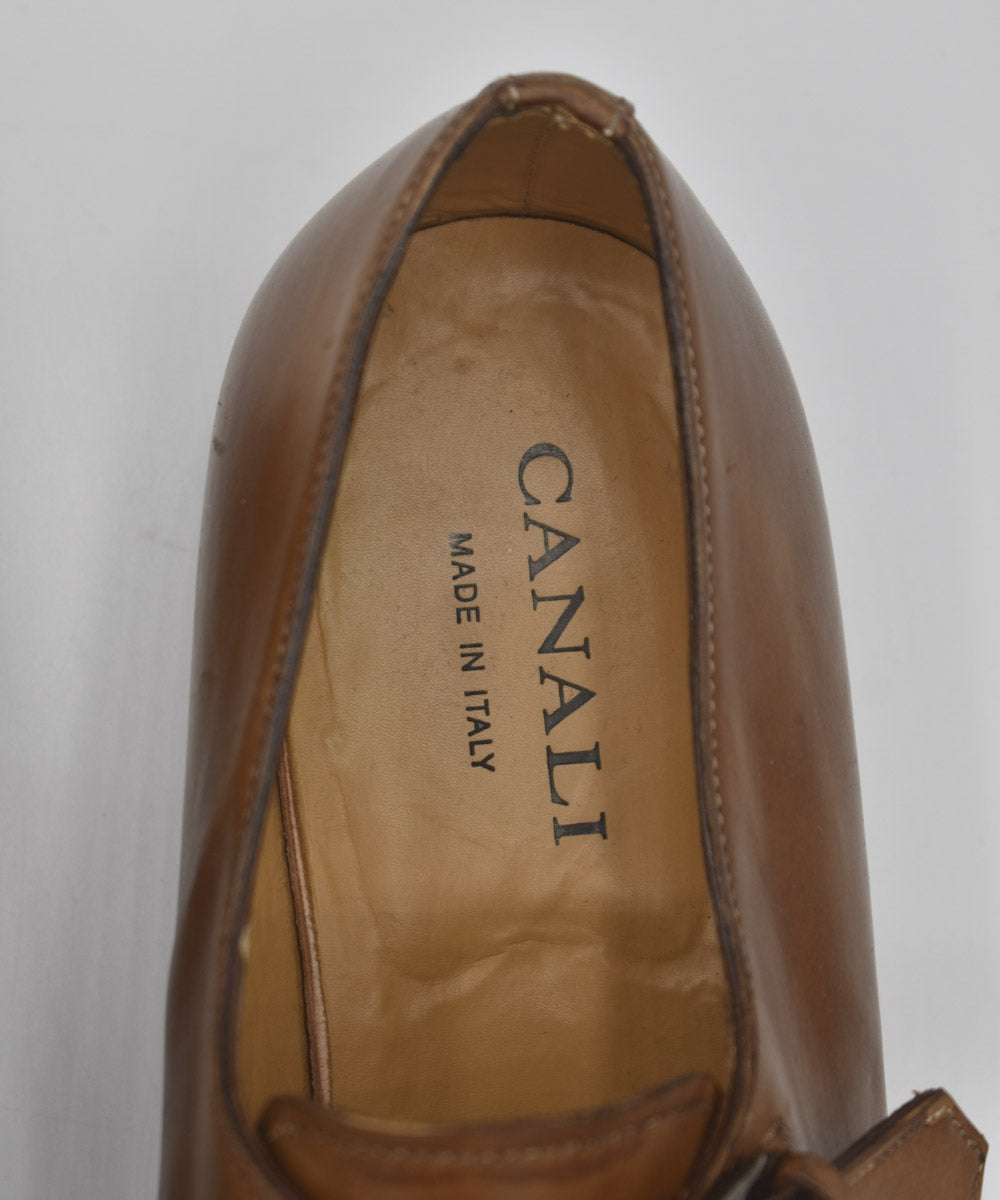 Canali monk store strap shoes