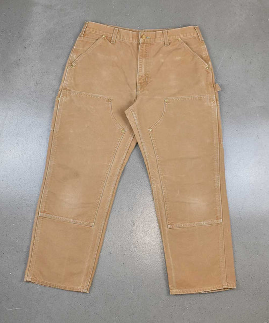 Pantalones de doble rodilla CARHARTT de los años 90 (34/30)