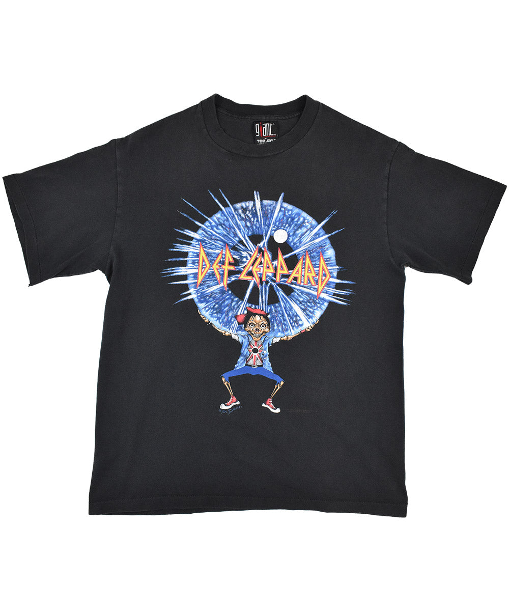 ▷ Vintage Def Leppard Pushead T-Shirt 1992 | Made in USA | Two