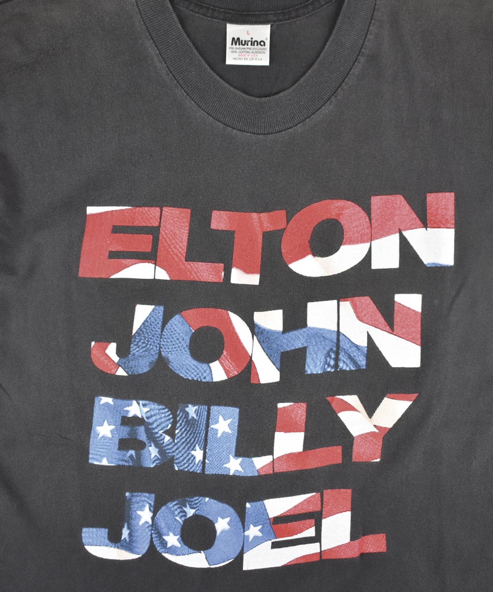 hold efter det Lager ▷ Vintage Elton John + Billy Joel T-Shirt 1994 | TWOVAULT