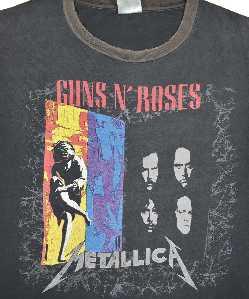 90s ヴィンテージ Metallica × Guns N' Roses Tee - buyfromhill.com