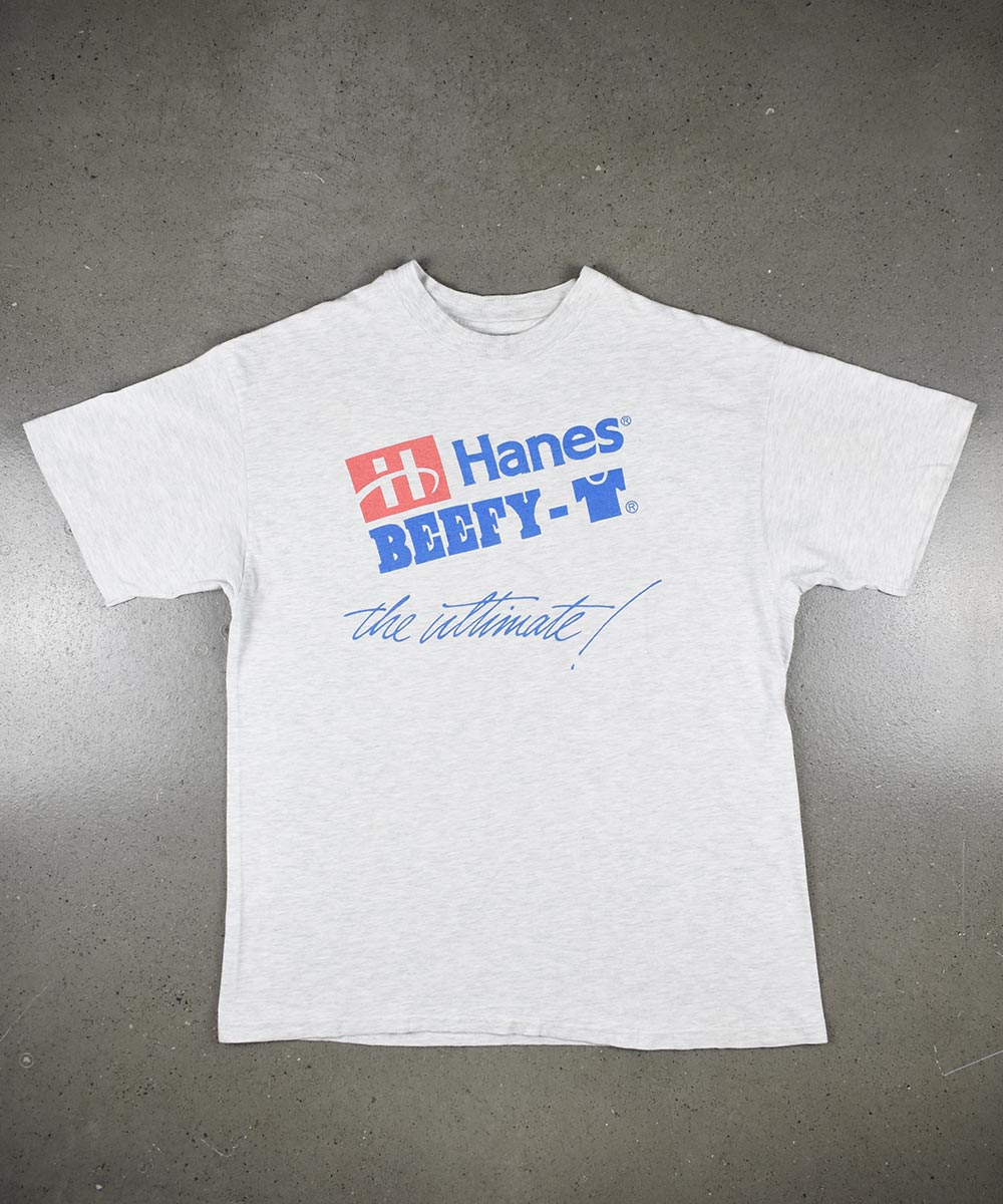 1990s HANES-BEEFY T-Shirt (L)