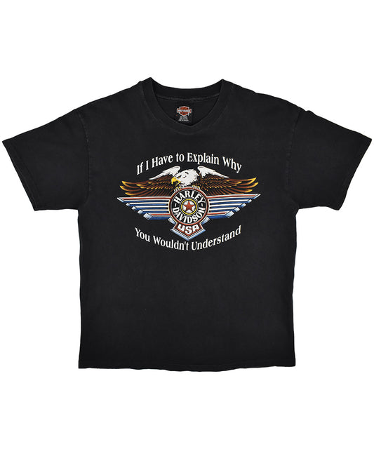 1990s HARLEY DAVIDSON T-Shirt (L)