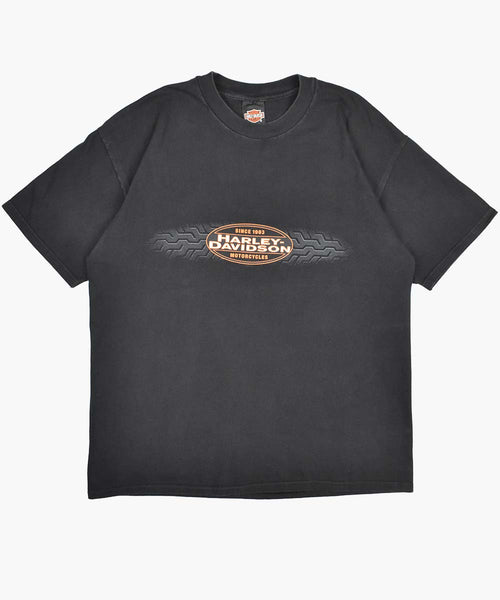 Harley-Davidson Tシャツ 黒 1993年設立 Vintage Harley Davidson Black T Shirt US L Official