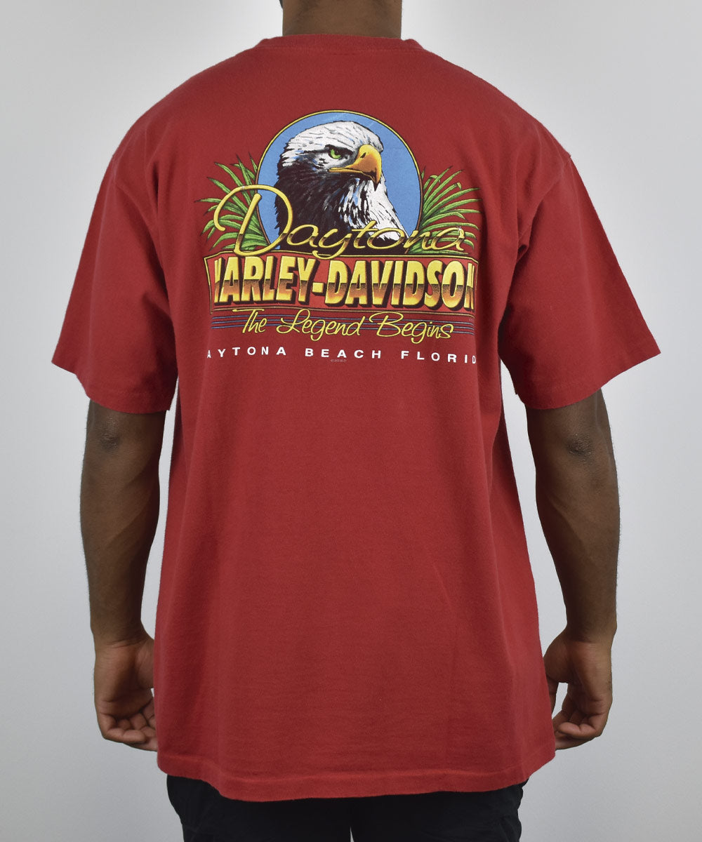 Camiseta vintage HARLEY DAVIDSON 1996 (XL)
