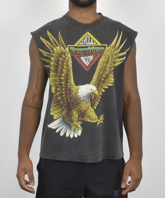 Camiseta sin mangas vintage EASY RIDERS 1996 (L)