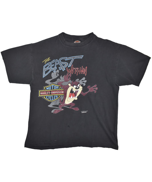 1993 HARLEY DAVIDSON x Looney Tunes Camiseta Vintage (L)